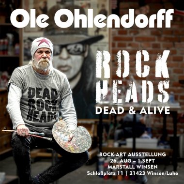 Rock-Art Ausstellung zu Ehren des Künstlers Ole Ohlendorff