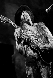 Jimi Hendrix, playing Gibson Les Paul, The Fillmore East, NYC, 1968